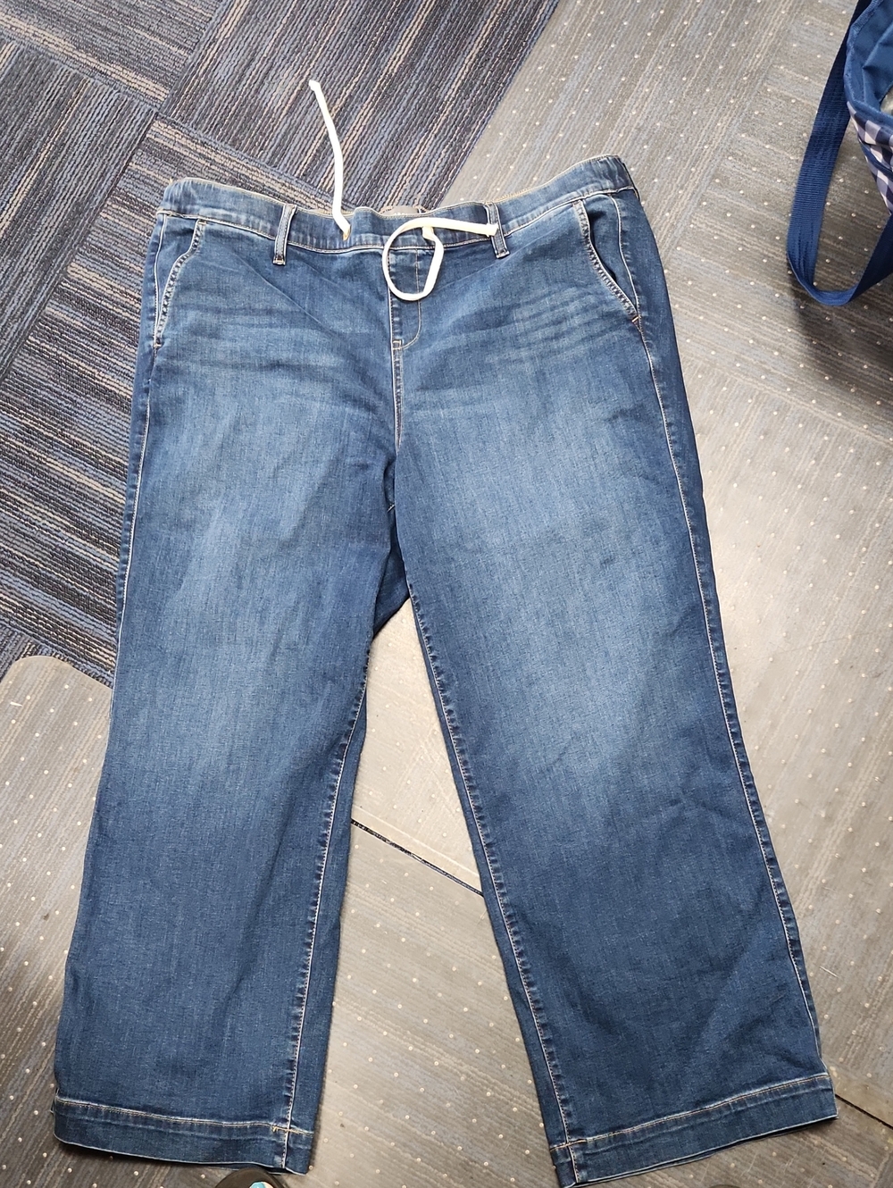 torrid Dark Blue Denim Jeans with Contrast Stitching